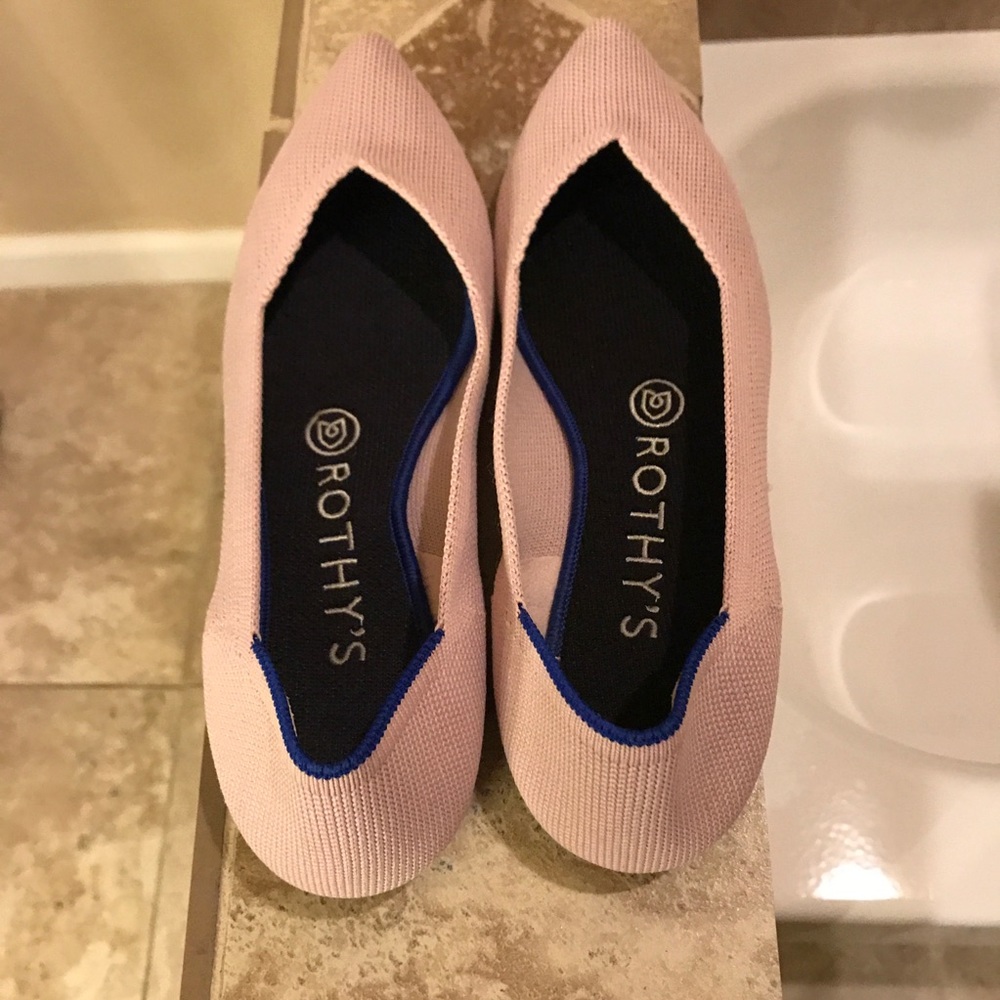 Rothy’s The Point in Petal Pink Solid